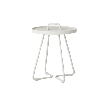 Table d'appoint mobile blanc XS - Cane line