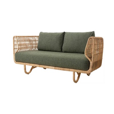 Canapé 2 places vert foncé Nest - Cane line