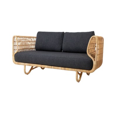 Canapé 2 places gris foncé Nest - Cane line