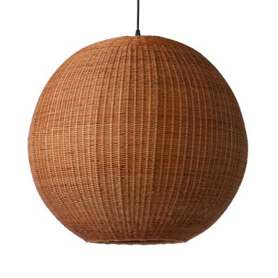 Lampe suspendue ronde bambou - HKliving