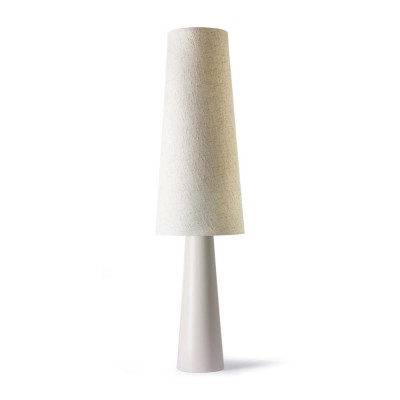 Lampe de sol conique Rétro crème XL - HKliving
