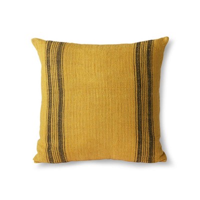 Coussin en lin moutarde - HKliving