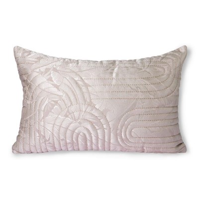 Coussin matelassé nude & rosé - HKliving
