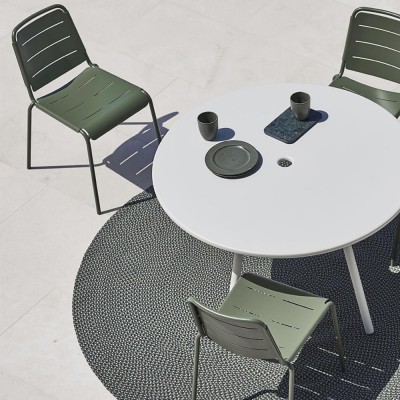 Chaise Copenhaguen City vert olive - Cane line