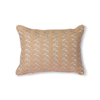 Coussin nude avec motifs argentés - HKliving