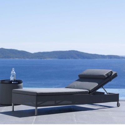 Chaise longue Rest single - Cane line