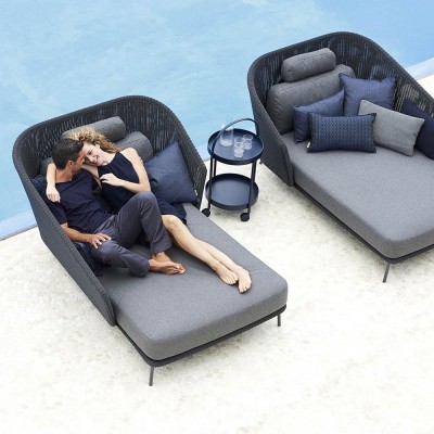 Daybed Mega gris droite - Cane line