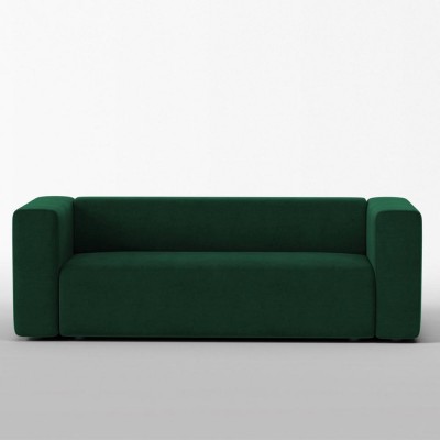 Canapé 3 places Agar velours brut Forest - Panac