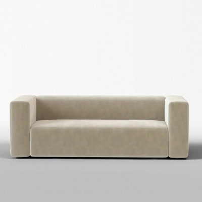 Canapé 3 places Agar velours gratté Natural - Panac