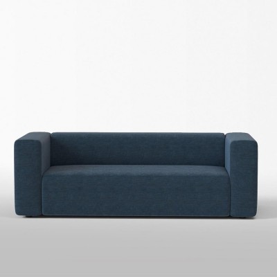 Canapé 3 places Agar tissu chenillé Shadow - Panac