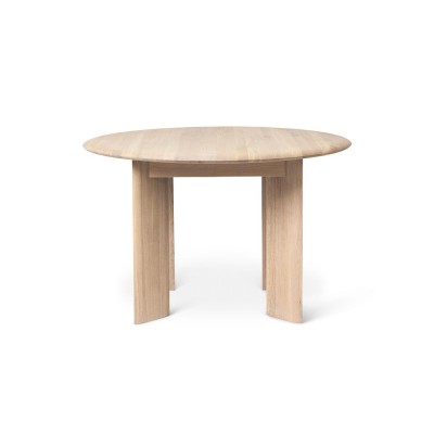 Table ronde Bevel naturel Ø117cm - Ferm Living