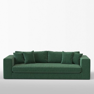 Canapé 3 places Bellechasse tissu chenillé Bottle - Panac