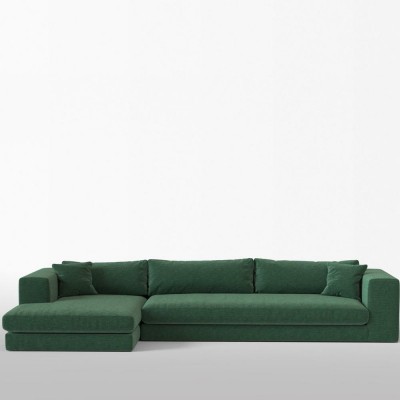 Canapé corner Bellechasse tissu chenillé Bottle XL - Panac