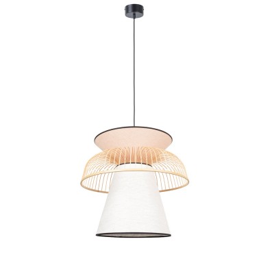 Suspension Mekko blanc & rose S - Market Set