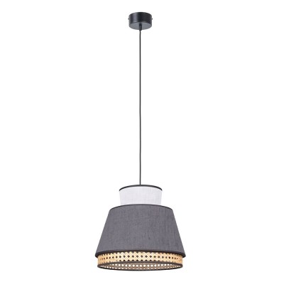 Suspension Singapour Xm anthracite & blanc - Market Set