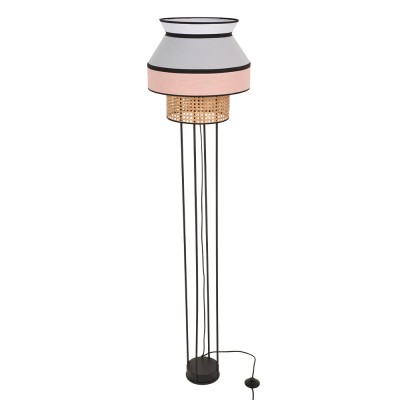 Lampadaire Singapour gris clair & rose - Market Set