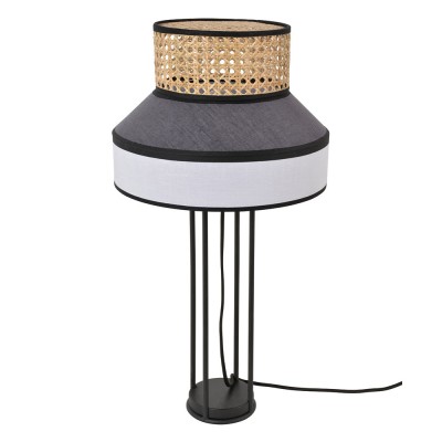 Lampe à poser Singapour blanc & anthracite - Market Set