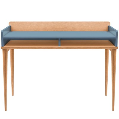 Bureau Rock en chêne et bleu ardoise - Kulile