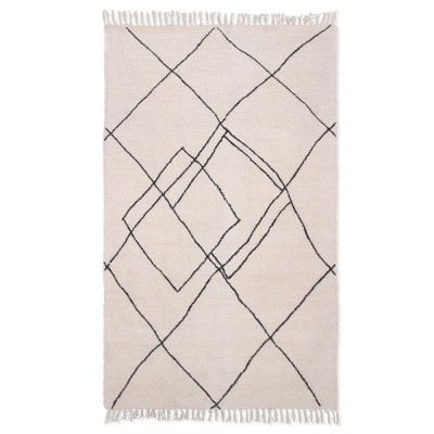 Tapis ZigZag noir & blanc - HKliving