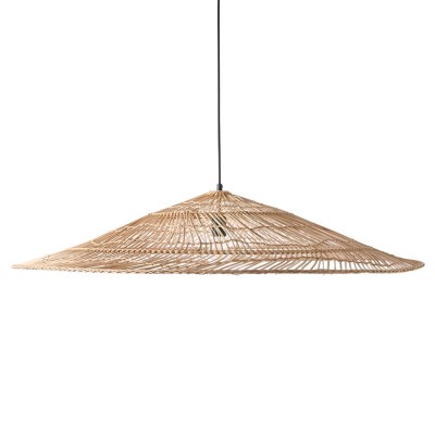 Suspension triangle en osier naturel XL - HKliving