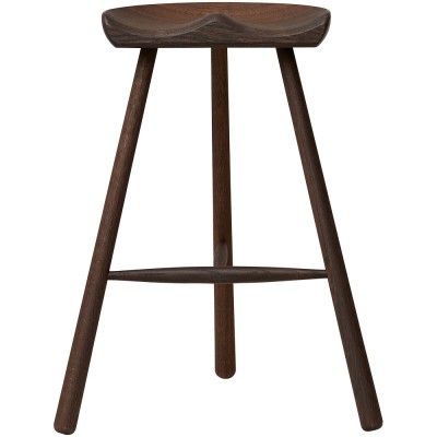 Tabouret Shoemaker en chêne fumé n°68 - Form and Refine