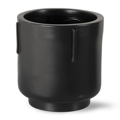 Pot sur pieds en céramique noir - HKliving