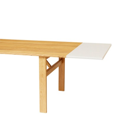 Rallonges table à manger Damsbo Master 245 en chêne blanc - Form and Refine
