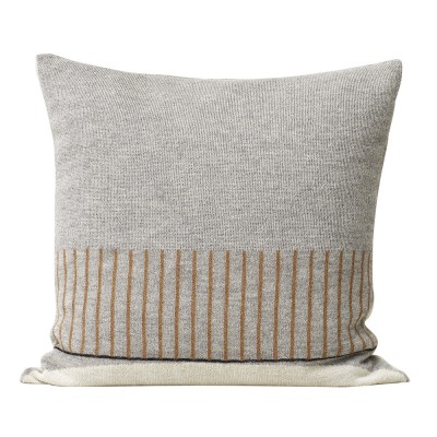 Coussin gris & motifs Aymara - Form and Refine