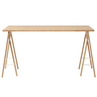 Table Linear en chêne blanc 125x68 - Form and Refine