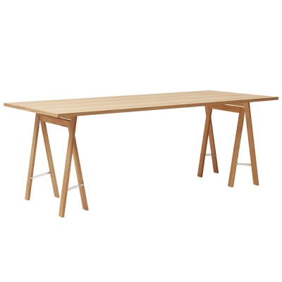 Table Linear en chêne blanc 205x88 - Form and Refine