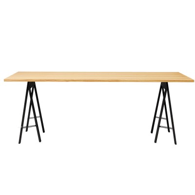Table Linear en chêne et noir 205x88 - Form and Refine