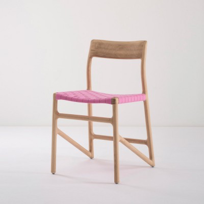 Chaise Fawn chêne & rose - Gazzda