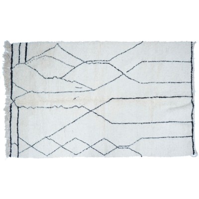 Tapis berbère Béni Ouarain fait-main au Maroc n°1 - Them