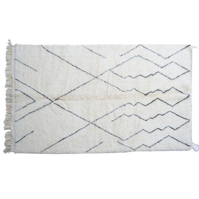 Tapis berbère Béni Ouarain fait-main au Maroc n°9 - Them