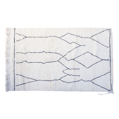 Tapis berbère Béni Ouarain fait-main au Maroc n°12 - Them