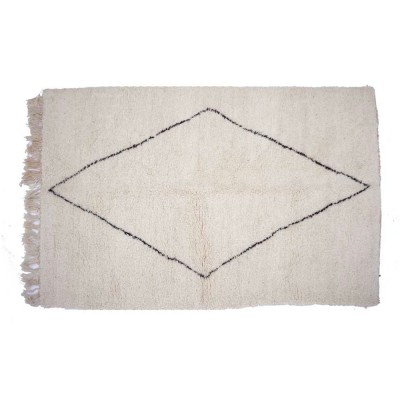 Tapis berbère Béni Ouarain fait-main au Maroc n°13 - Them