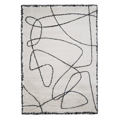 Tapis Eskiss noir & blanc - Edito Paris