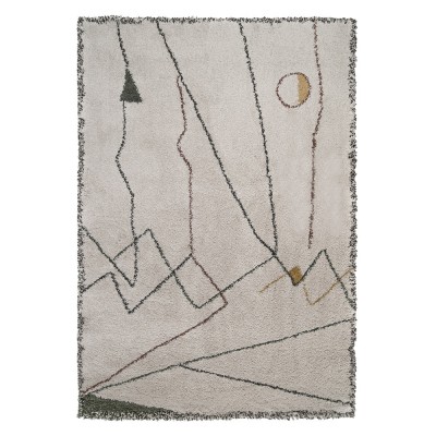 Tapis Myrro jaune & vert - Edito Paris