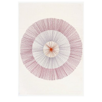 Tapis Pissenlit rouge - Edito Paris