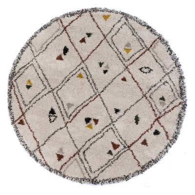 Tapis Farandole safran rond - Edito Paris