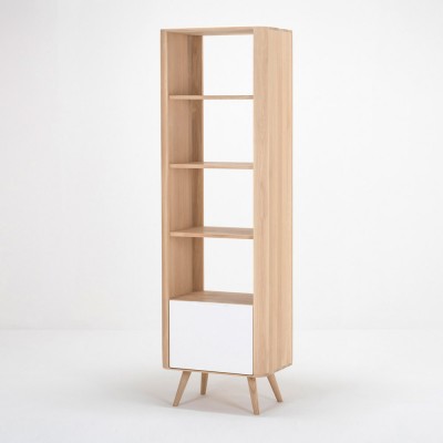 Etagère 196 Ena chêne & blanc - Gazzda
