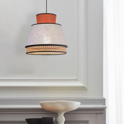 Suspension Singapour Xm gris clair & épices - Market Set