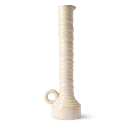 Vase en céramique émaillé crème - HKliving