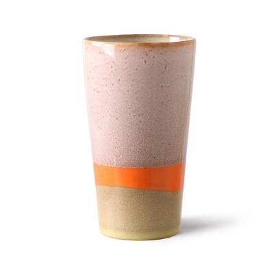 Mug latte céramique 70's saturne - HKliving