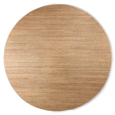 Tapis rond en chanvre tissé Ø250 cm - HKliving