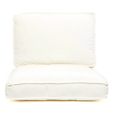 Housse seule Fauteuil Croisette Coton blanc - Honoré