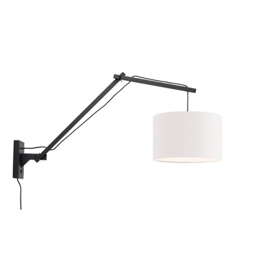 Lampe murale Andes noir & blanc L - Good & Mojo