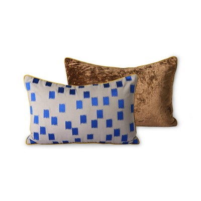 Coussin cousu double face Doris for HKliving bleu - HKliving