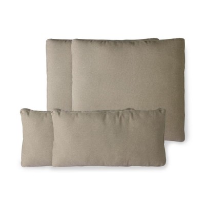 Set de coussins d'extérieur marron (ukfr) - HKliving