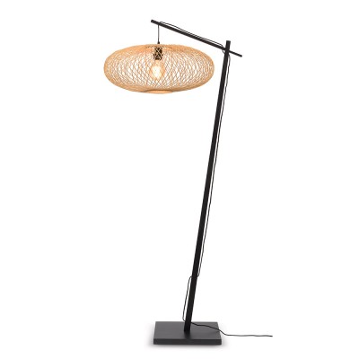 Lampadaire Cango noir & naturel - Good & Mojo